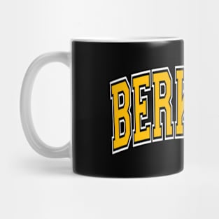 Berkeley California Ca Varsity Amber Text Mug